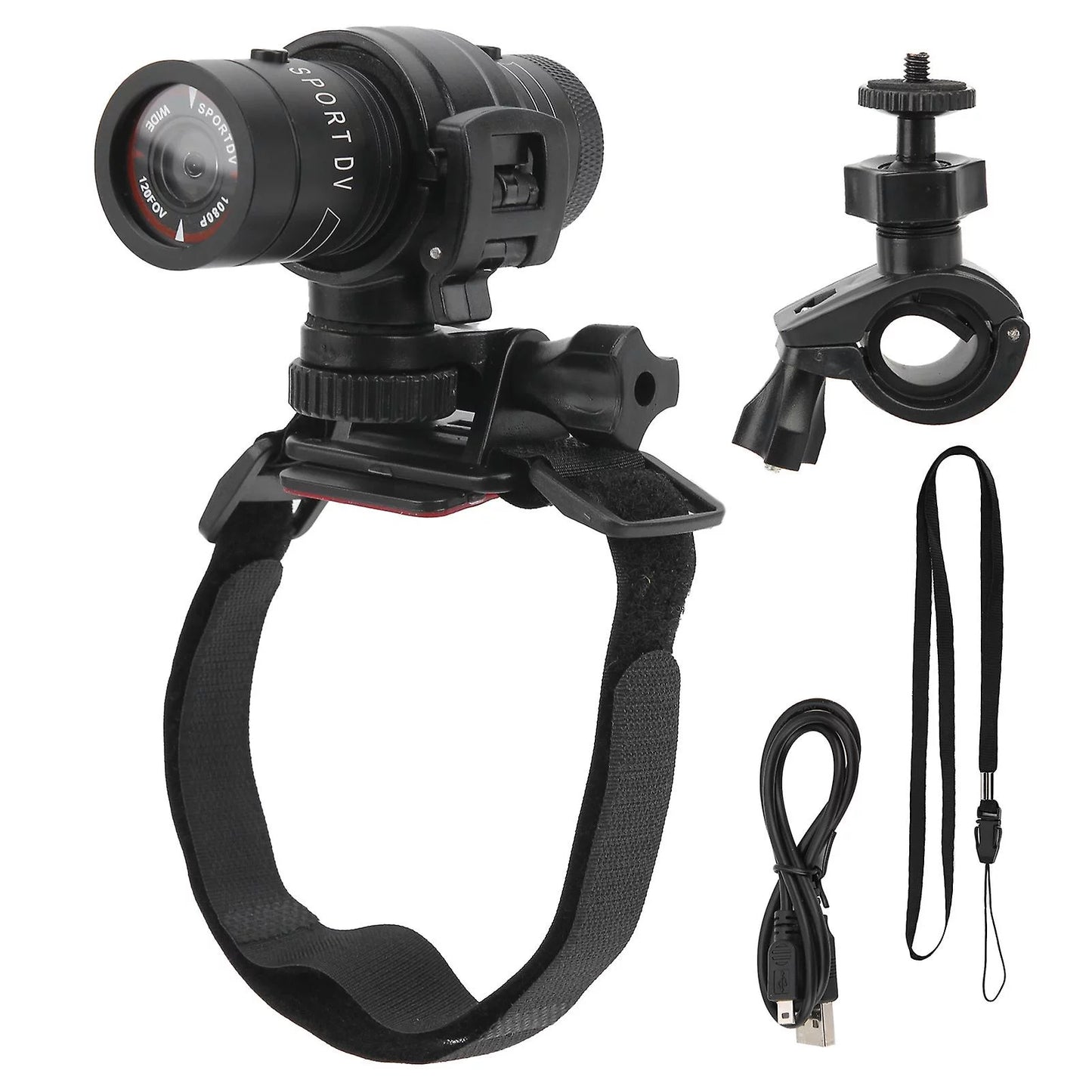 1080p Full Hd Motorcycle Video Recorder Mountain Cycling Helmet Mount Dv Cam