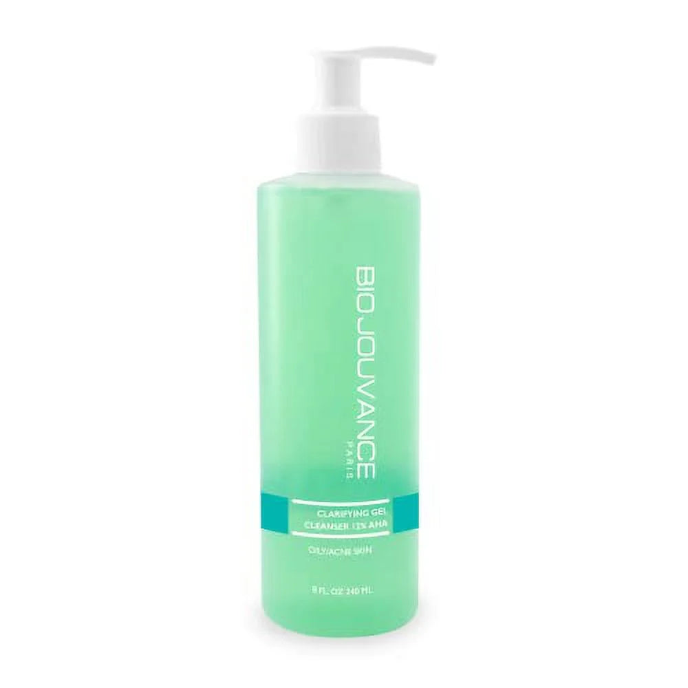 Bio Jouvance - Clarifying Gel Cleanser 12% AHA 8oz / 240ml - Face Sizekin Care Treatment