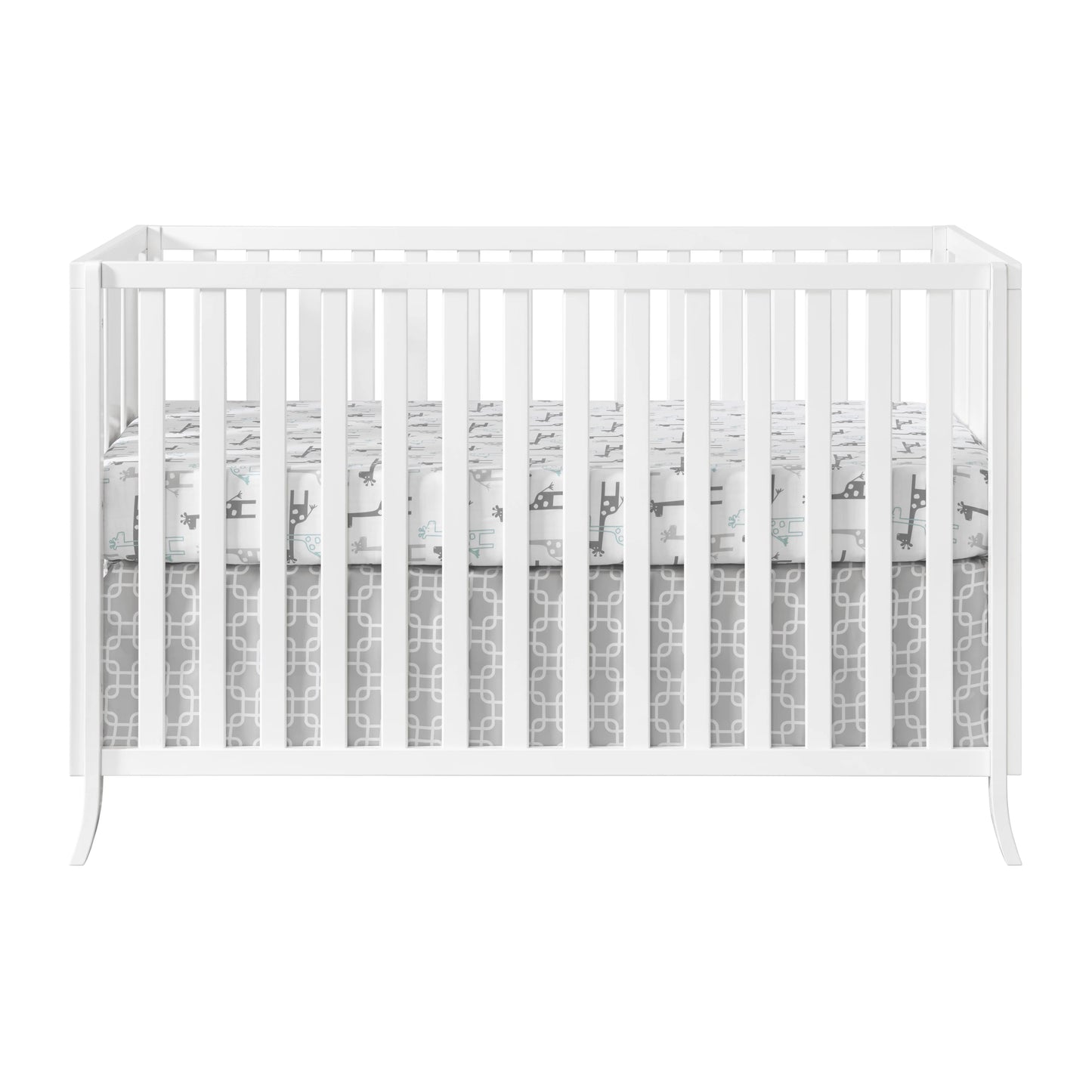 Oxford Baby Arlie 4 in 1 Convertible Island Crib Ivory