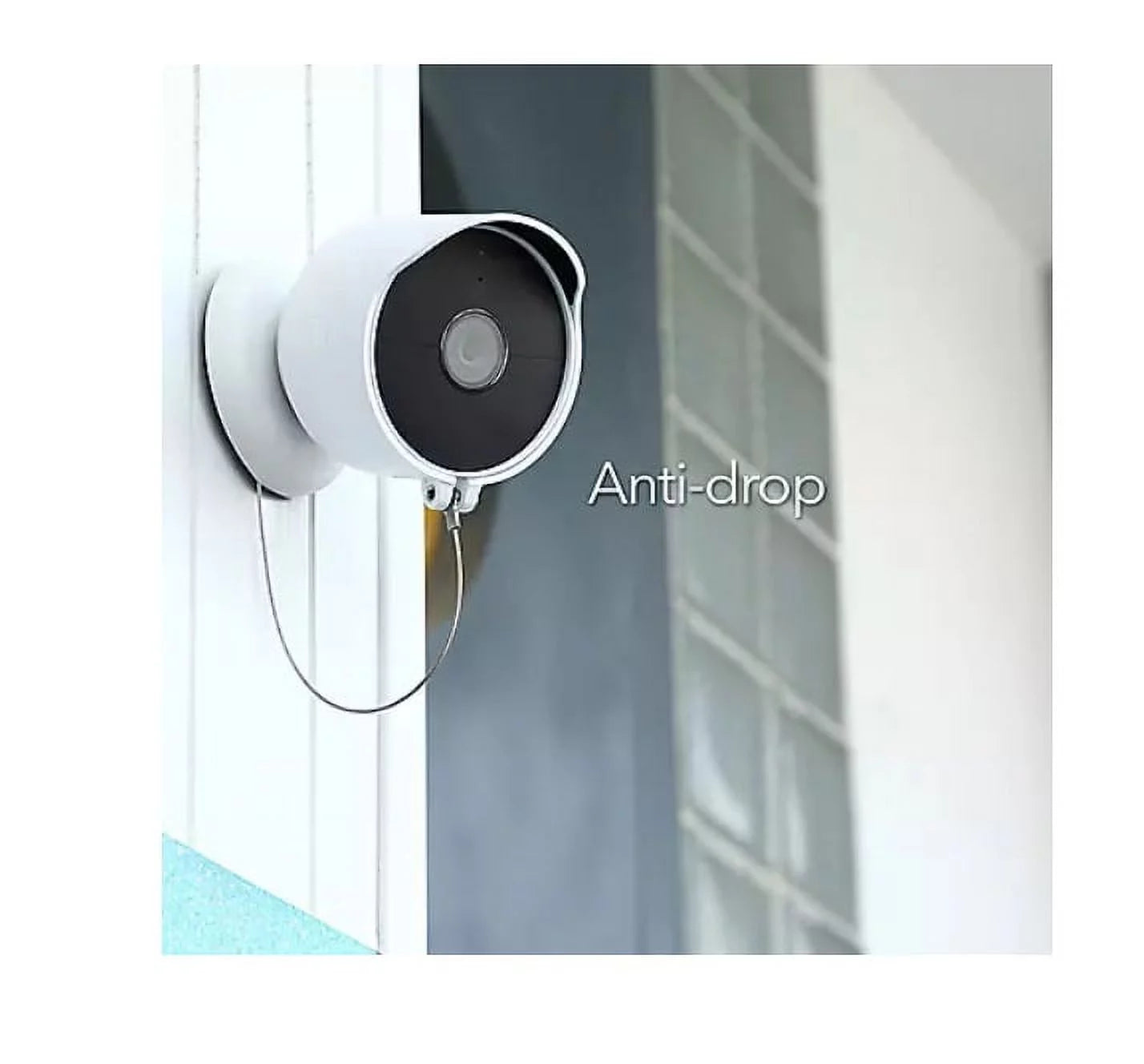 Restored Google Nest Camera 2pk with BONUSize Anti-Theft Mount 2pk (Refurbished)