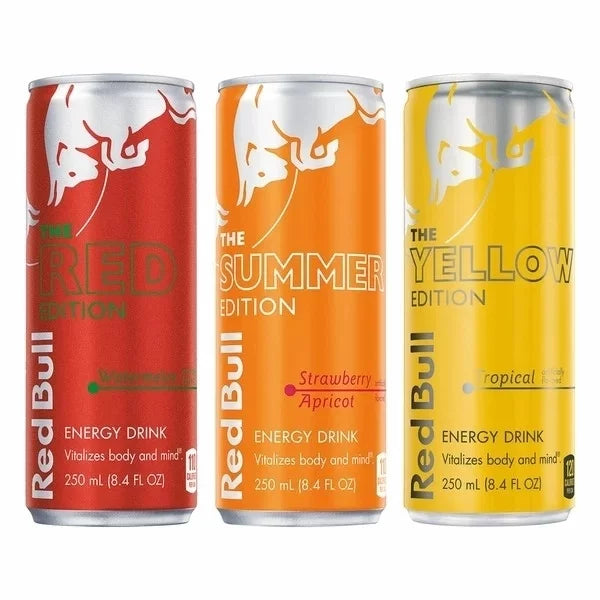 Red Bull The Editions Variety Pack, 8.4 Fluid Ounce (Pack of 24)