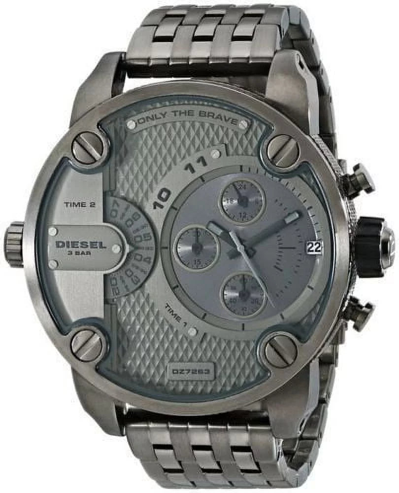 Diesel Men's NEW (DZ7263) LITTLE DADDY ION GUNMETAL CHRONOGRAPH WATCH!