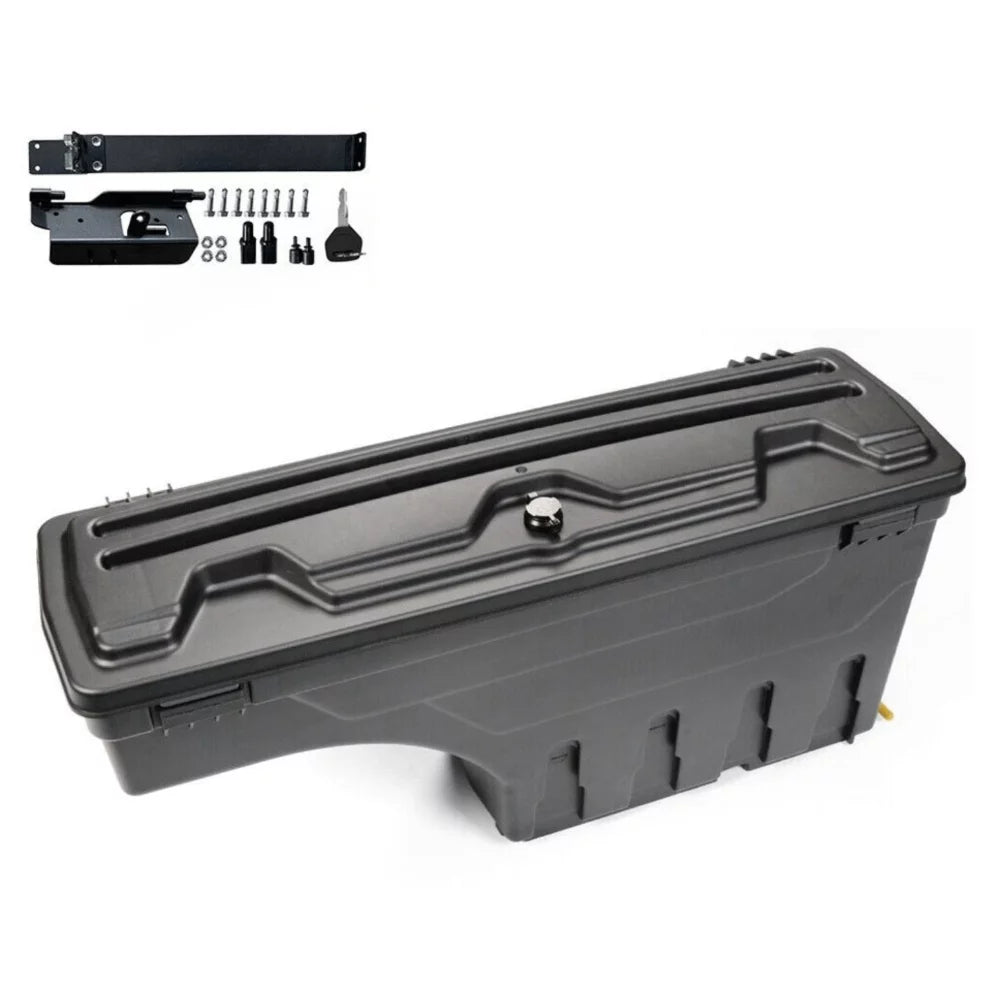 Teledu SizeIDE TRUCK BED SizeTORAGE BOX TOOLBOX FIT FOR 2002-2018 DODGE RAM 1500 2500 3500