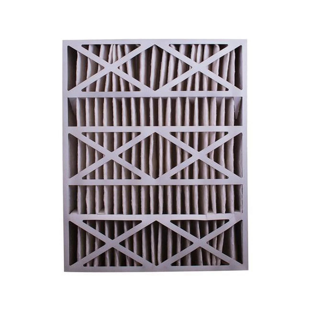 Pleated Air Filter 20 x 25 x 2 in. - Pack of 6 - Ivory