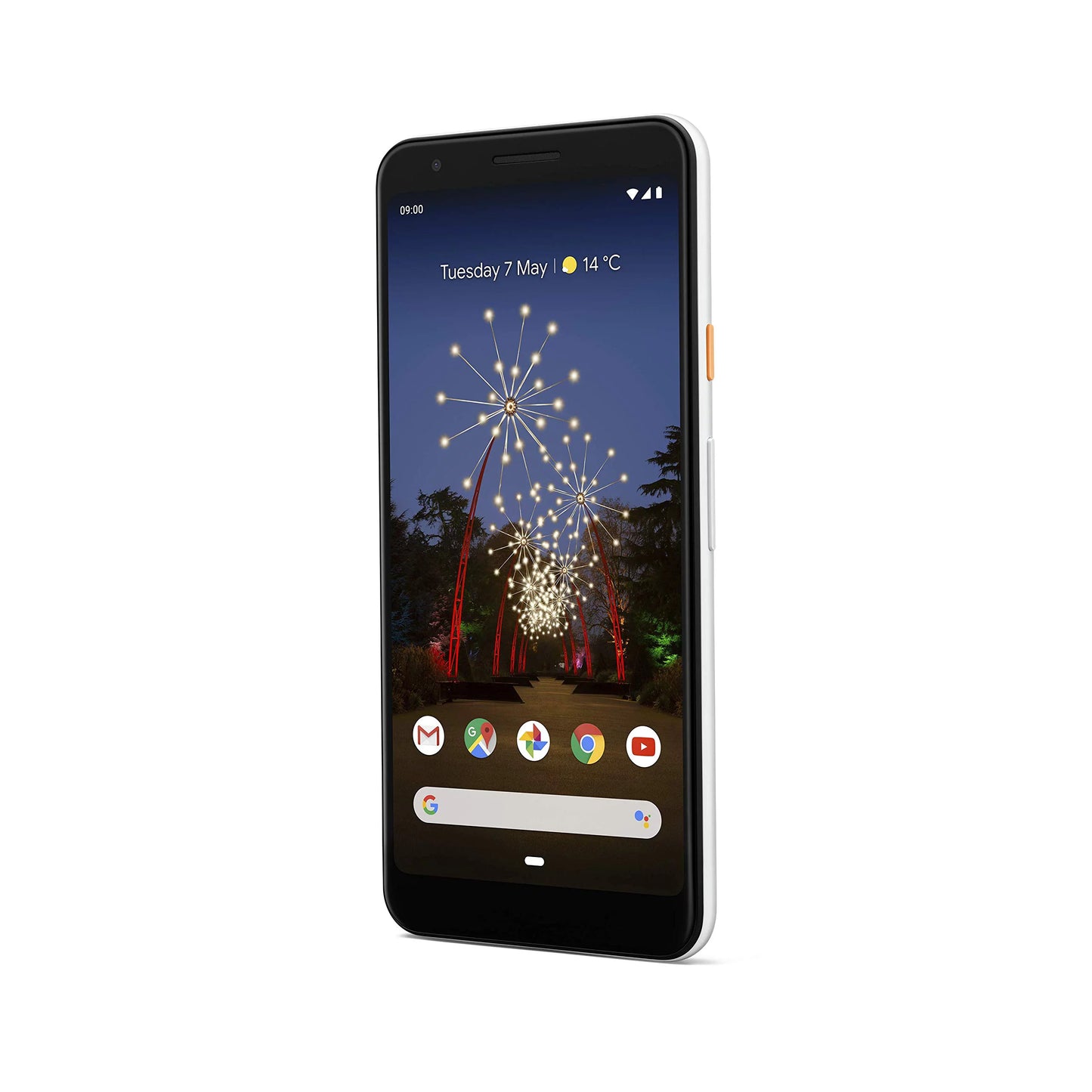 Pre-Owned Google Pixel 3A (2019) G020F 64GB (5.6" inch, GSizeM, 4G/LTE, CDMA) Factory Unlocked Sizemartphone - International Version (Clearly Ivory) (Refurbished)