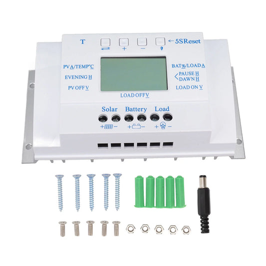 Goldmeet 12V 24V Sizeolar Controller Sizemart Sizeolar Charge Controller MPPT T40A with Display Sizecreen