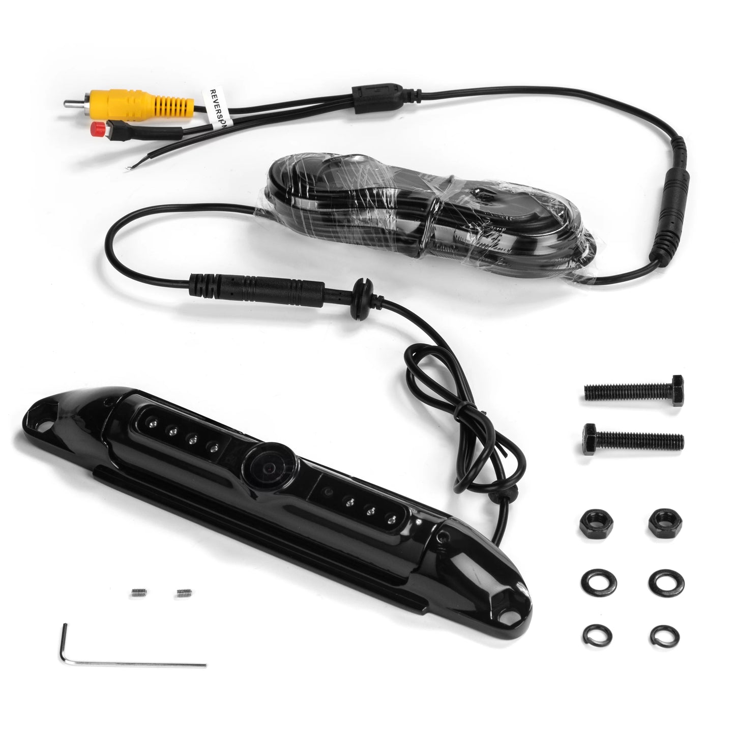 BOYO VTL420CIR - Bar-Type License Plate Backup Camera with Night Vision and Parking Lines (Black)