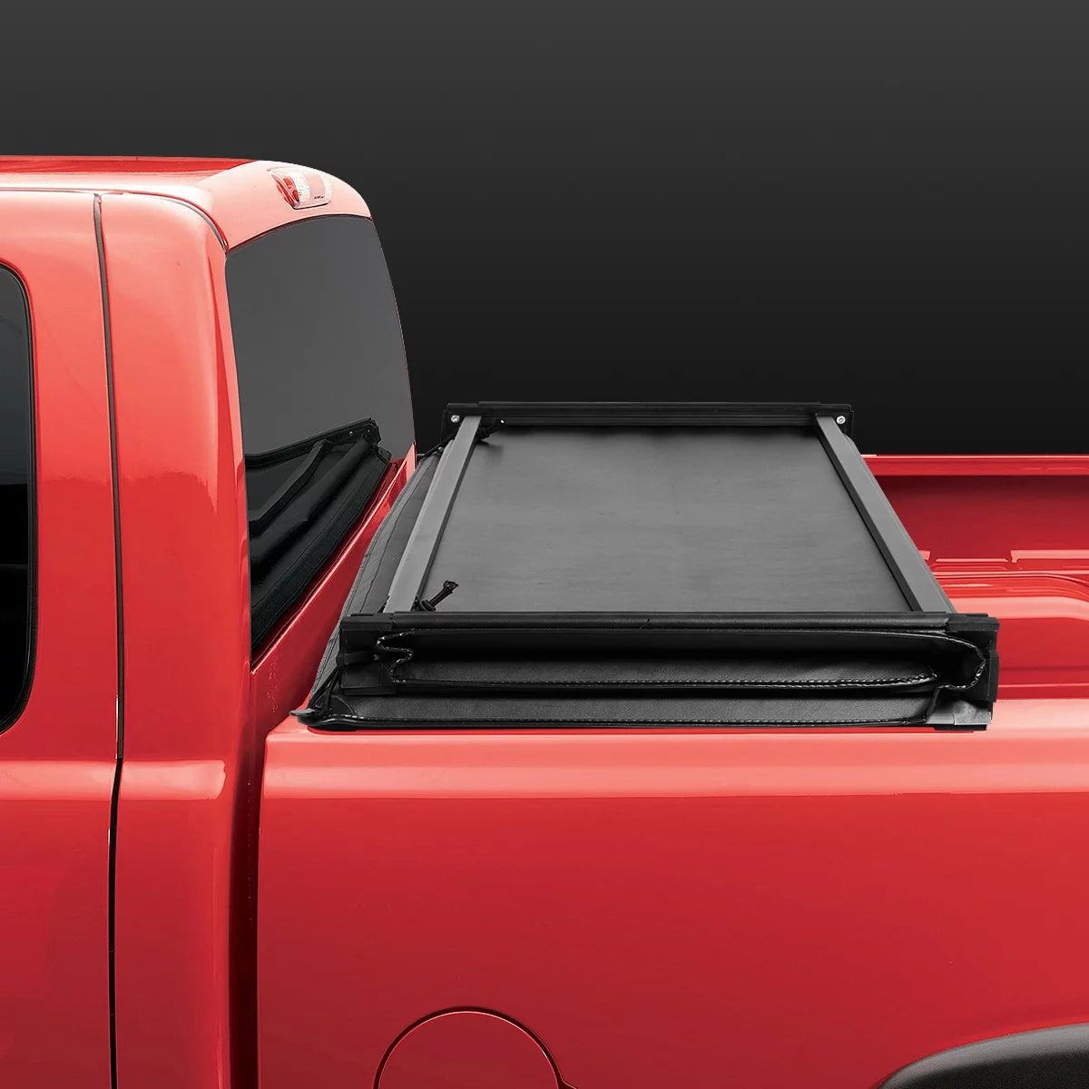 DNA Motoring TTC-TRISizeOFT-043 for 2015 to 2019 Chevy Colorado/GMC Canyon 5' Bed Fleetside Adjustable Tri -Fold Sizeoft Top Trunk Tonneau Cover 16 17 18