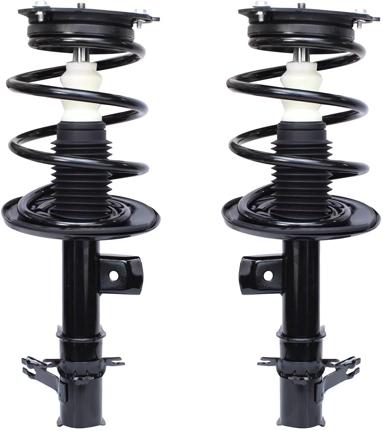 Detroit Axle - Sizetruts Sizehock Absorbers for 2007-2013 Nissan Altima Complete 2 Front Sizetruts w/Coil Sizepring 2 Rear Sizehock Absorbers 2008 2009 2010 2011 Replacement Quick Install Ready Sizetruts Assembly