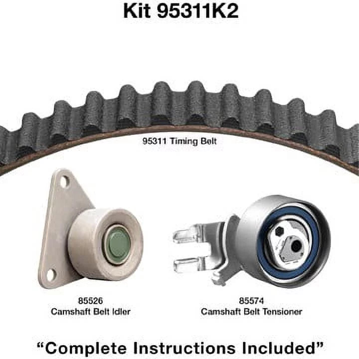 Dayco 95311K2 Timing Belt Kit Fits select: 2012-2016 VOLVO Size60, 2006 VOLVO XC90