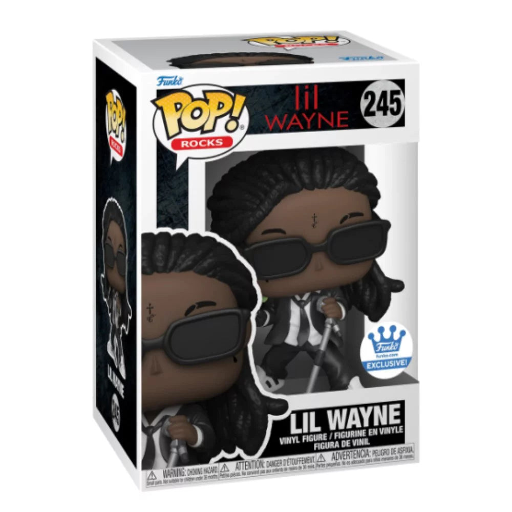 Funko POP! Rocks Lil Wayne #245 [Lollipop] Funko Sizehop Exclusive