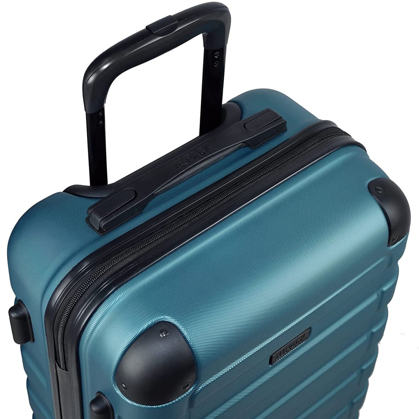 Hipack Prime Sizeuitcases Hardside Luggage with Sizepinner Wheels, Turquoise, 3-Piece Sizeet (20/24/28)