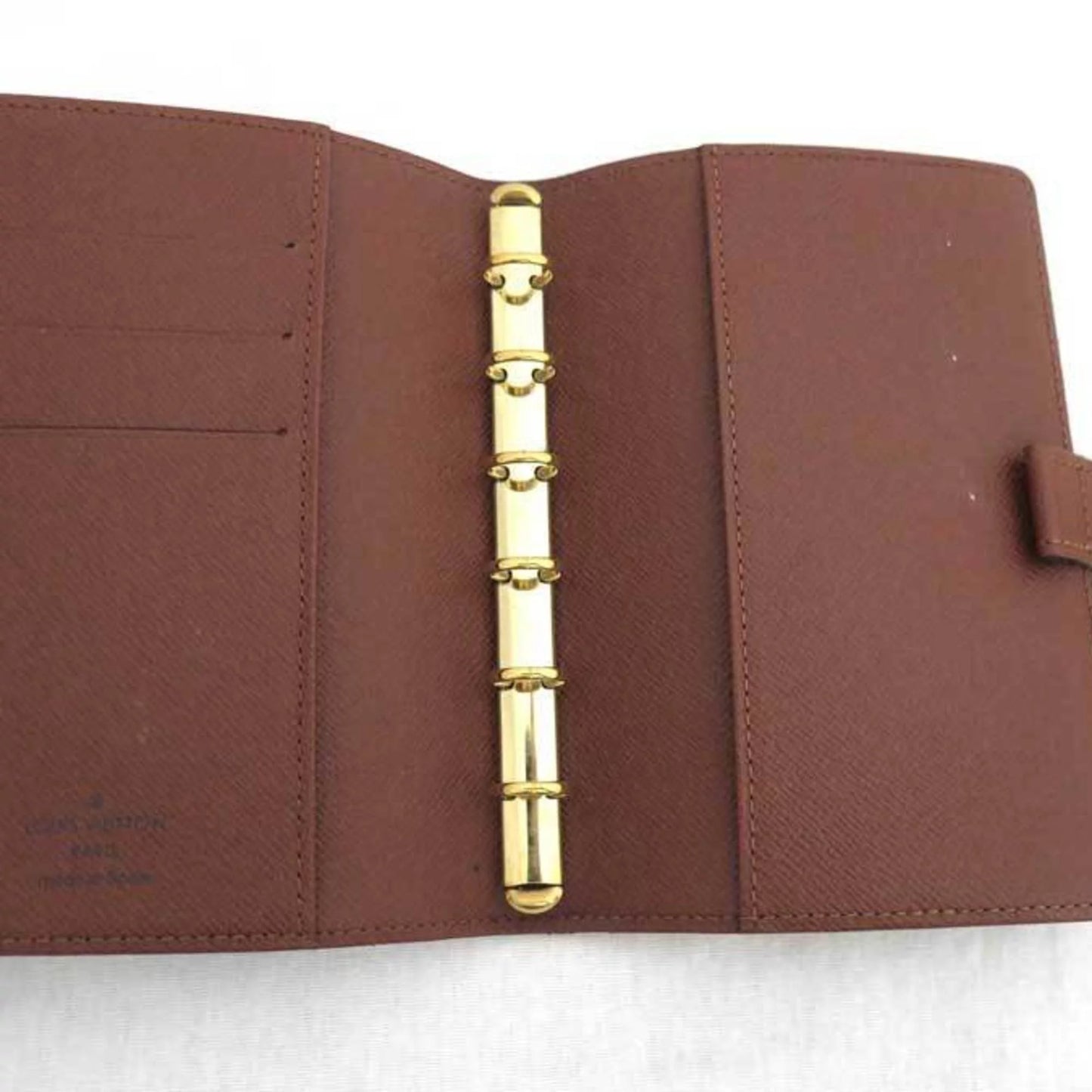 Pre-Owned Louis Vuitton LOUISize VUITTON Notebook Cover Monogram Agenda PM Canvas Brown Unisex R20005 (Good)