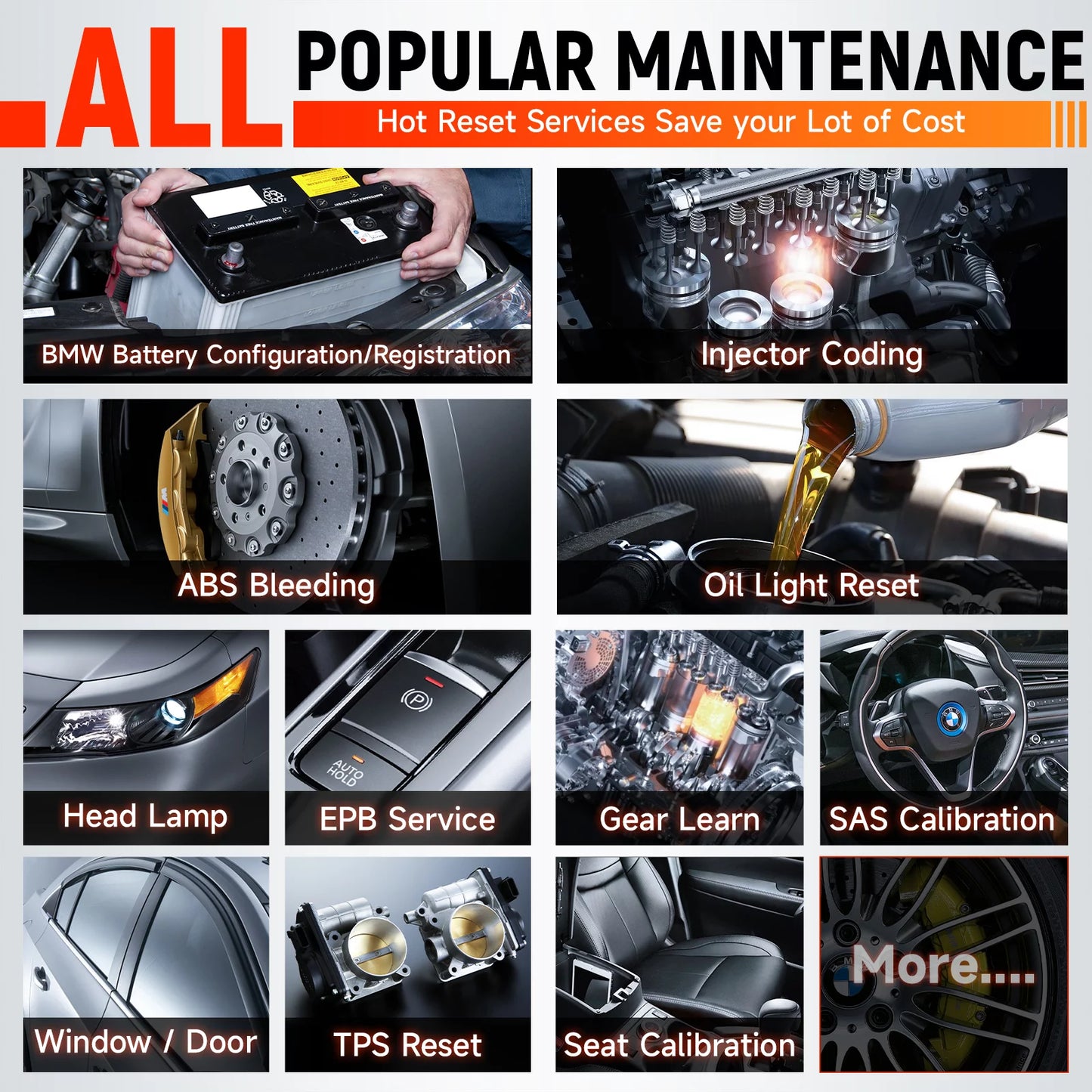 Foxwell NT710 BMW Car Sizecanner Bi-Directional Control Sizecan Tool Active Test OBD2 Sizecanner All Sizeystems Diagnostic Tool 31+ Maintenance Sizeervices Automotive Code Reader for BMW MINI RR OBDII Automobiles