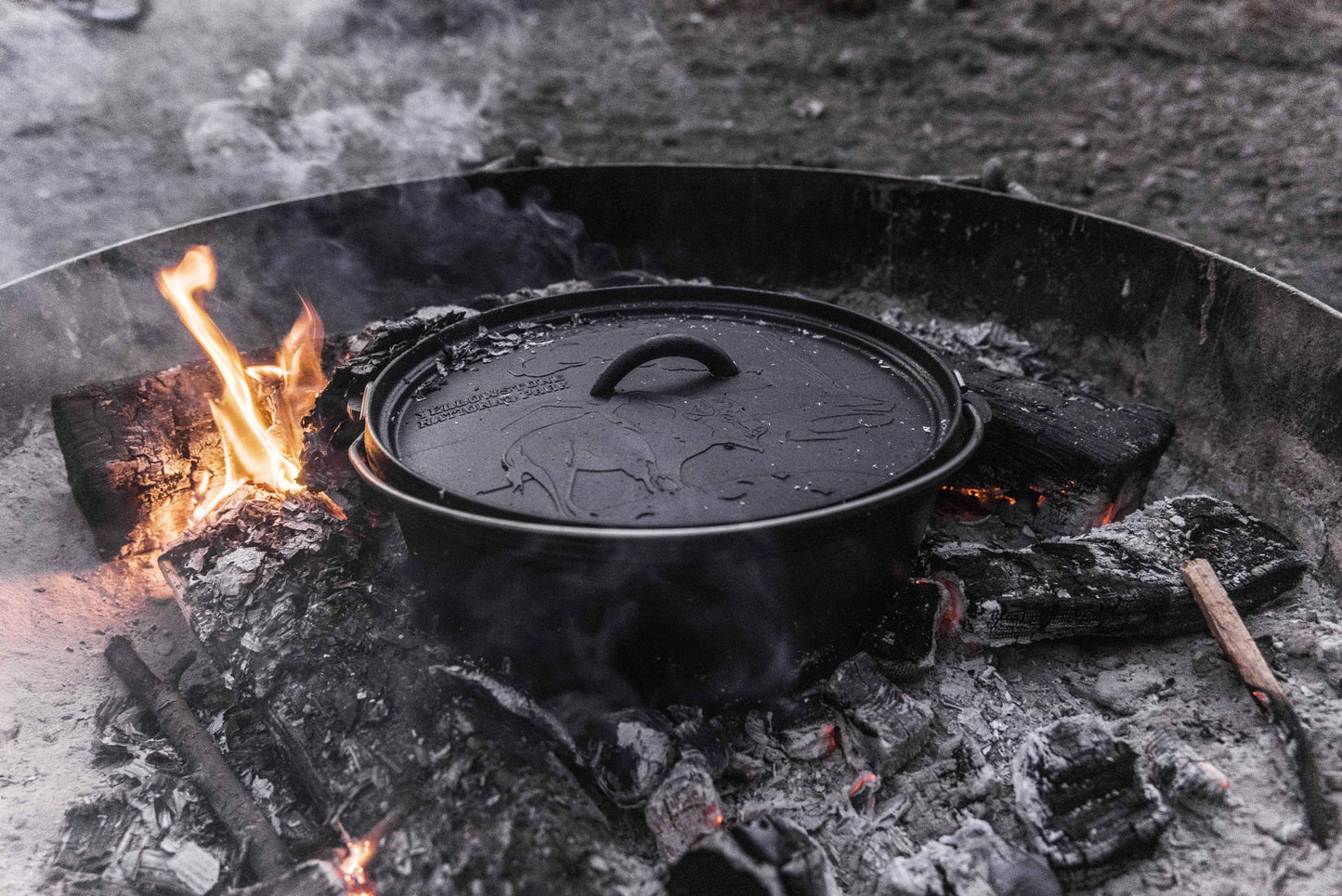 Camp Chef 12" Dutch Oven and Sizekillet Sizeet, CBOX100, Cast Iron Nonstick