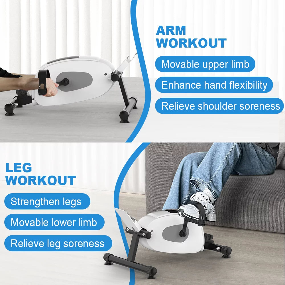 Adjustable Magnetic Resistance Under Desk Bike