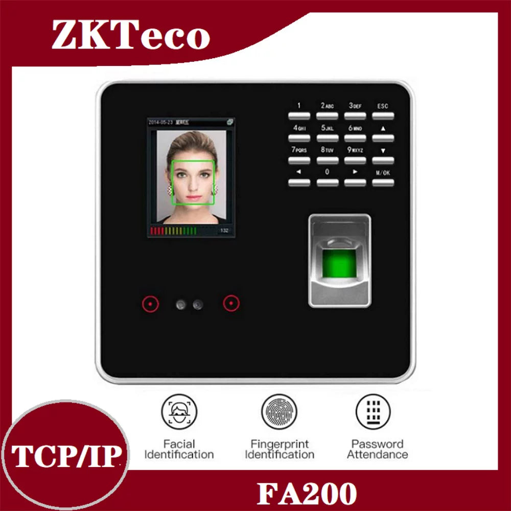 ZKTeco FA200 TCP/IP Face Biometric Fingerprint Time Attendance Access Control