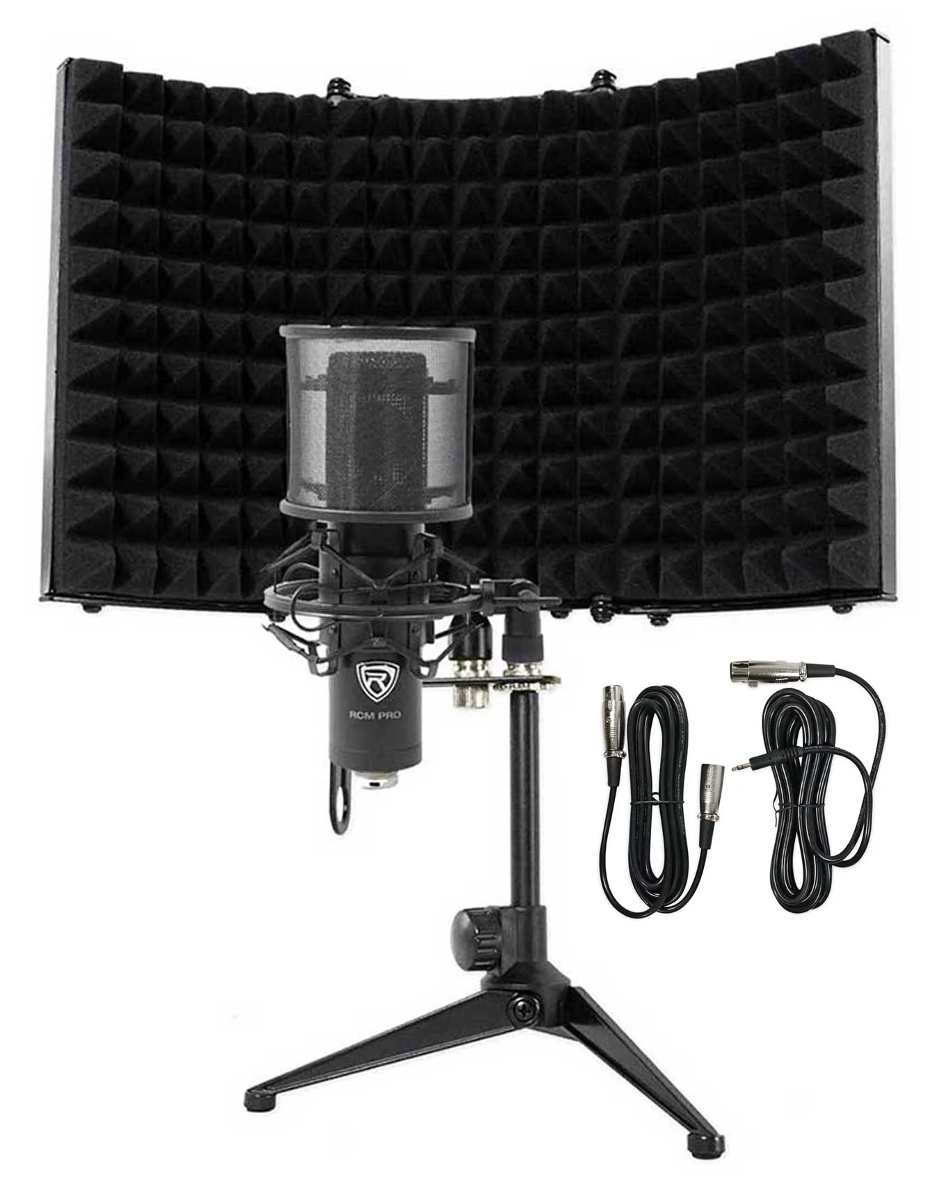 Rockville RCM PRO Sizetudio/Recording Podcast Condenser Microphone+Isolation Sizehield