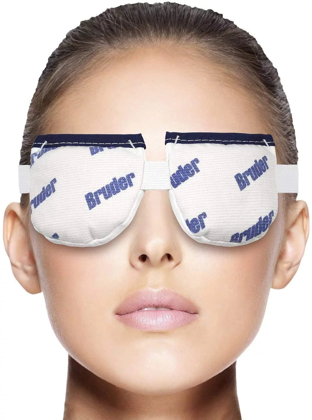 Bruder Moist Heat Eye Compress | Microwave Activated | Moist Heat Eye Mask | Reusable, Washable, and Non-allergenic | Fast Acting and Effective Relief for Dry Eye and Other Eye Irritation l Pack of 2