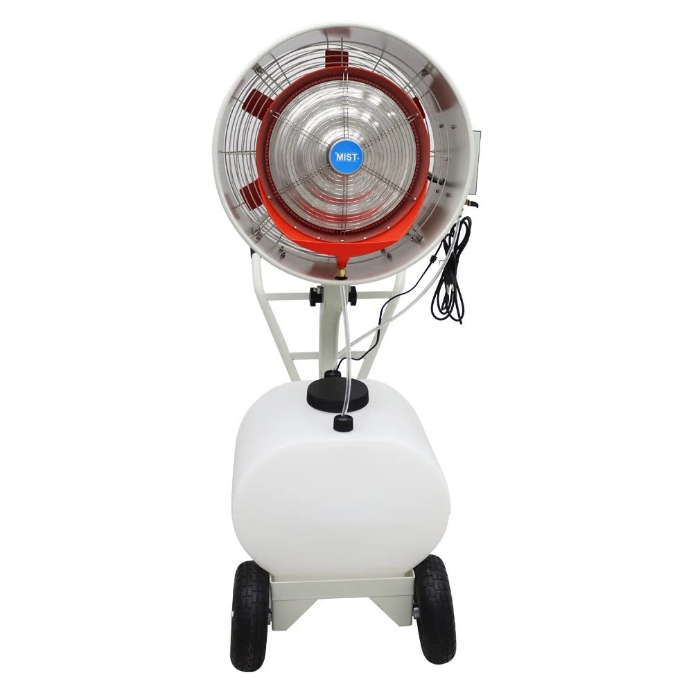 PreAsion Humidification and Watering Industrial Sizepray Electric Fan Hand-pushed Humidification Cooling Sizepray Fan 110V