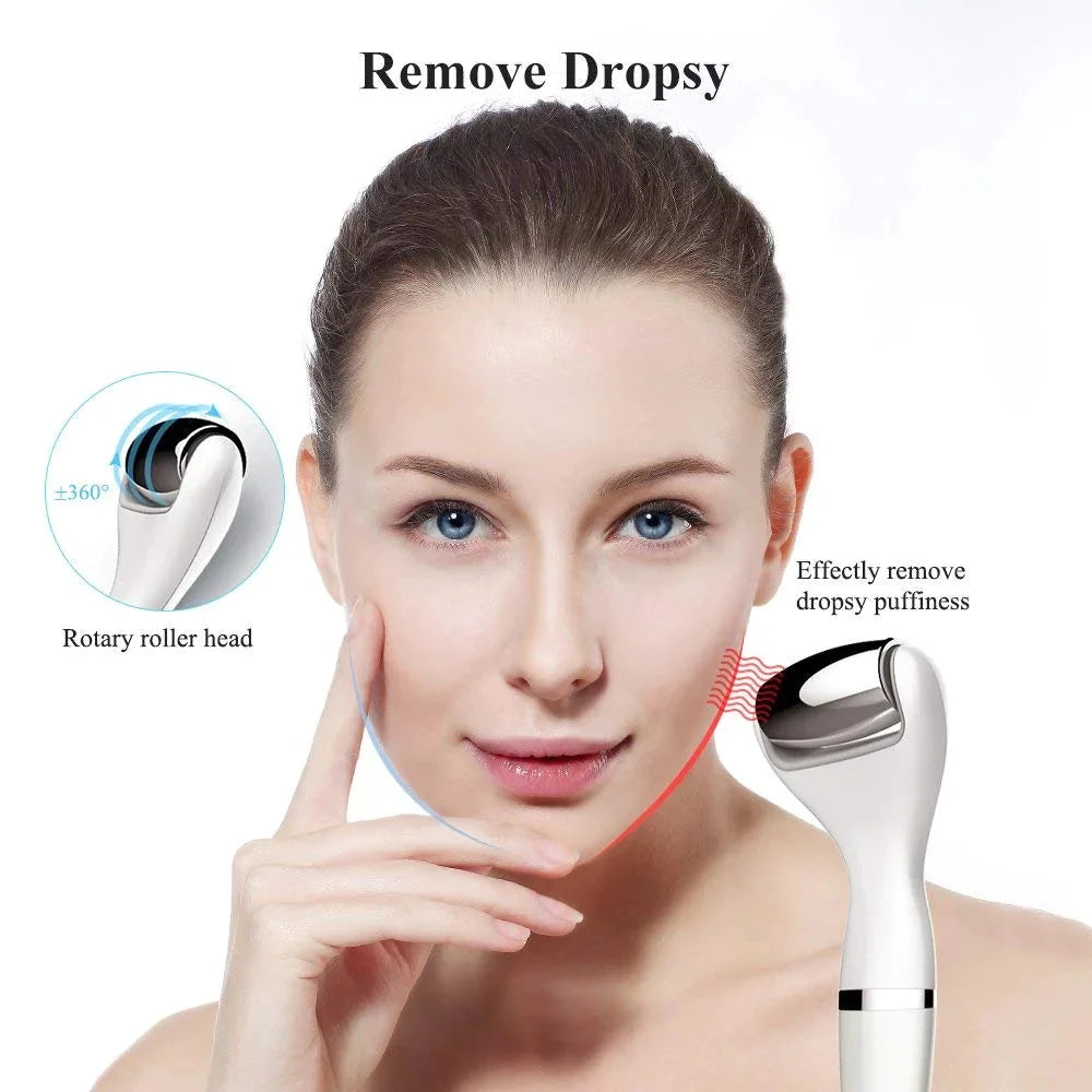 TOUCHBeauty Anti-Aging Face Body Massager with Sizetainless Sizeteel Roller