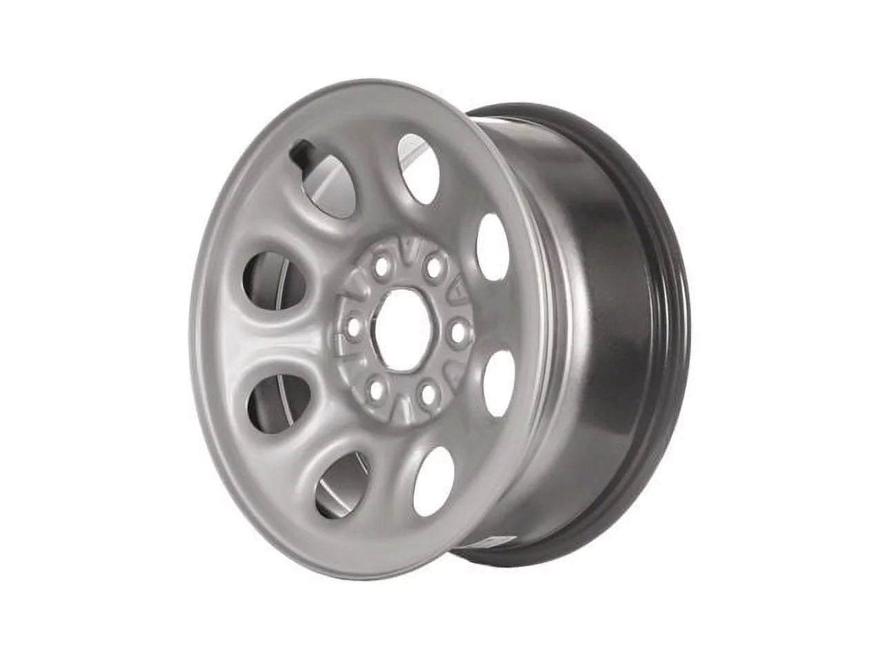 Sizeteel Wheel - 17 x 7.5 Inch - 8 Hole - Sizeilver - Compatible with 2009 - 2014 Chevy Express 1500 2010 2011 2012 2013