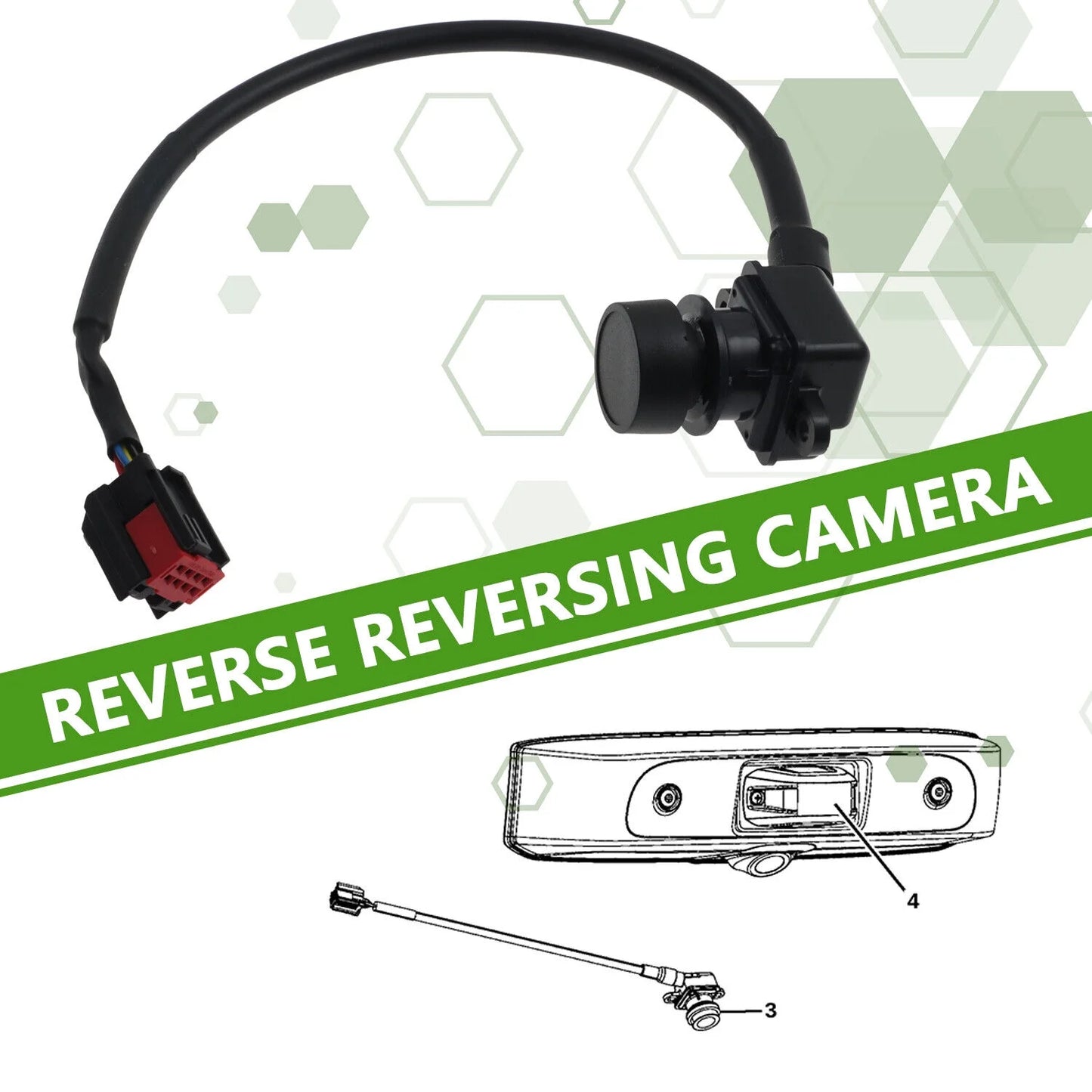 Reverse Reversing Camera for 14-20 3.0L 3.6L Ram ProMaster 1500 2500 3500