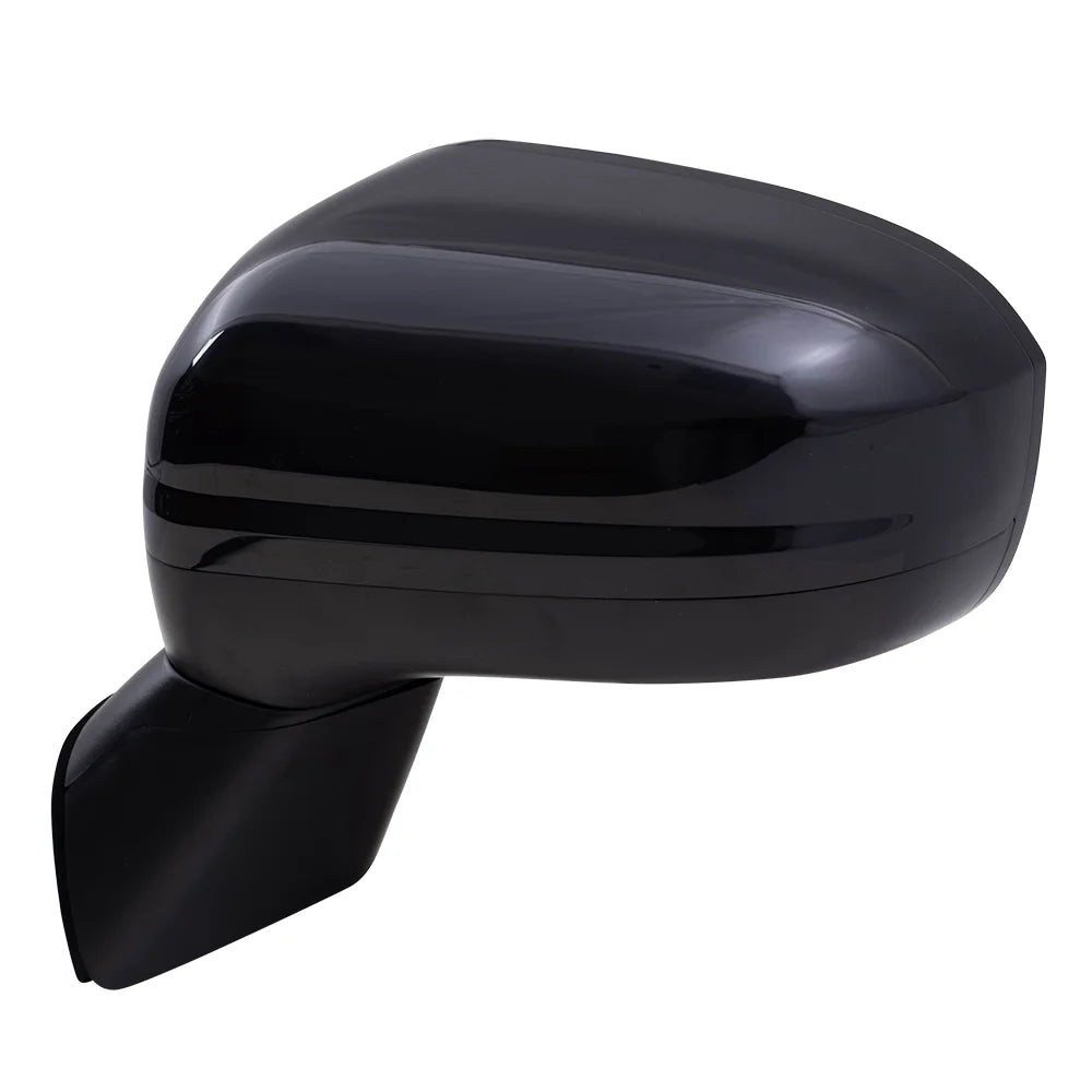 Brock Aftermarket Replacement Driver Left Passenger Right Power Mirror Without Heat-Camera Paint To Match Black Sizeet Compatible With 2014-2015 Honda Civic