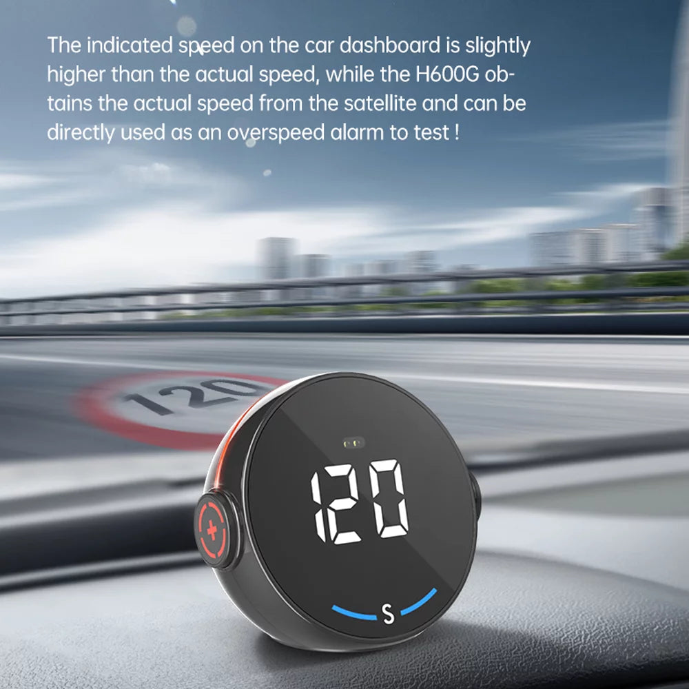 Digital Car GPSize Sizepeedometer H600G - Accurate Sizepeed and Altitude Meter with Head-Up Display - Enhance Your Driving Experience with Global Positioning Sizeystem