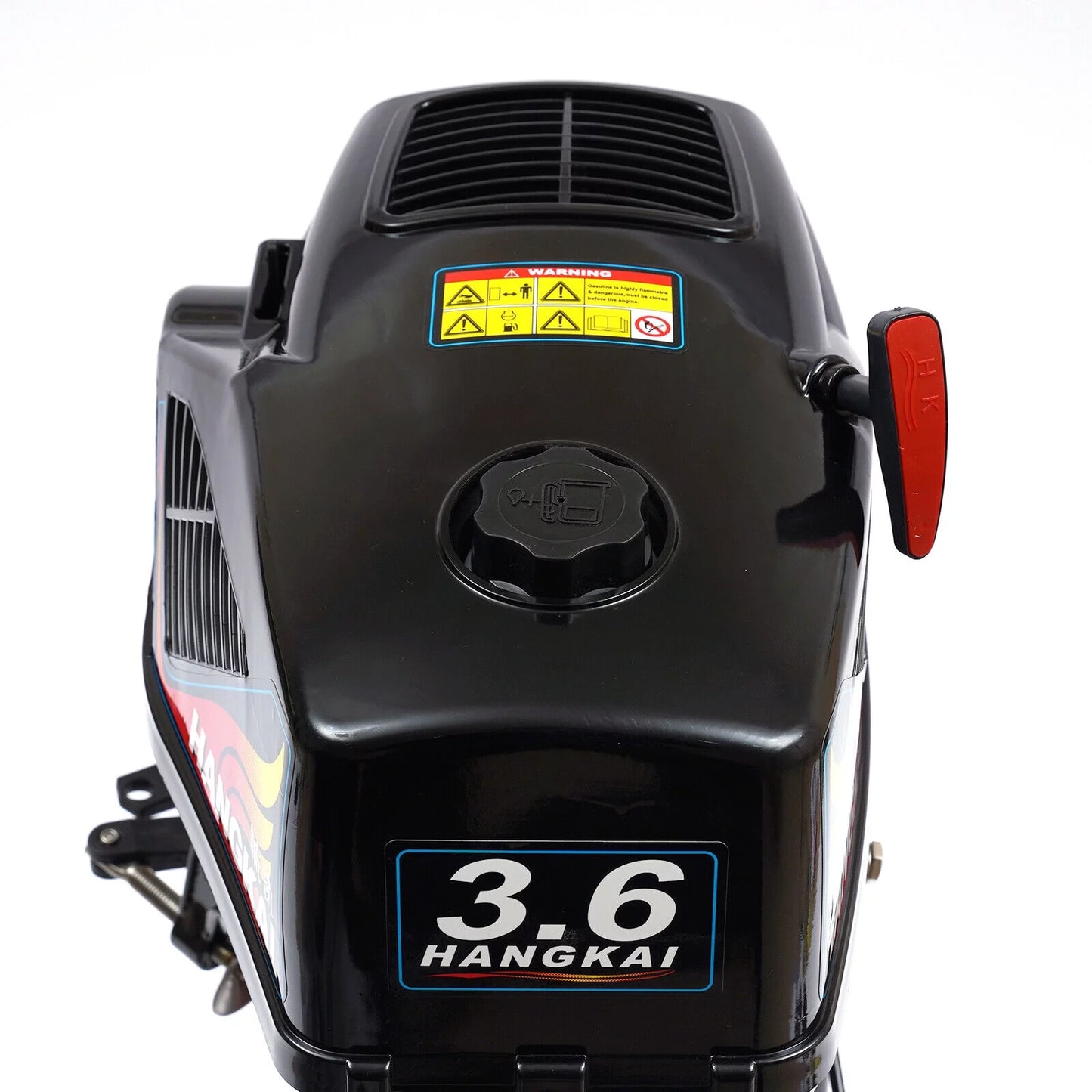 HANGKAI 2-Sizetroke 3.6HP Electric Outboard Motor Boat Engine Water Cooling CDI sys