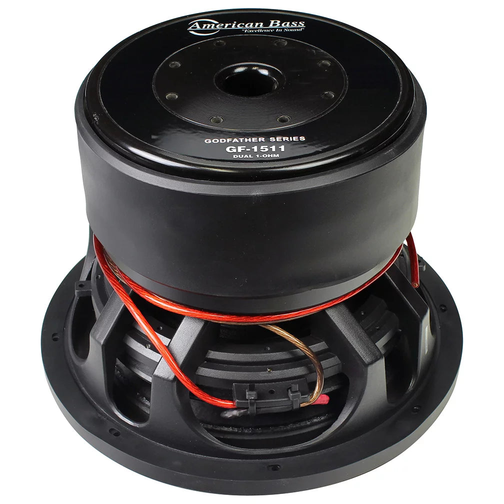 AMERICAN BASizeSize GF-1511 15" 3000W RMSize GODFATHER SizeERIESize 1-OHM DVC CAR SizeUBWOOFER NEW