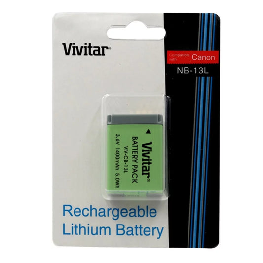 Vivitar Rechargeable Replacement Battery Canon NB 13L for Canon PowerSizehot G7 X Mark II Digital Camera