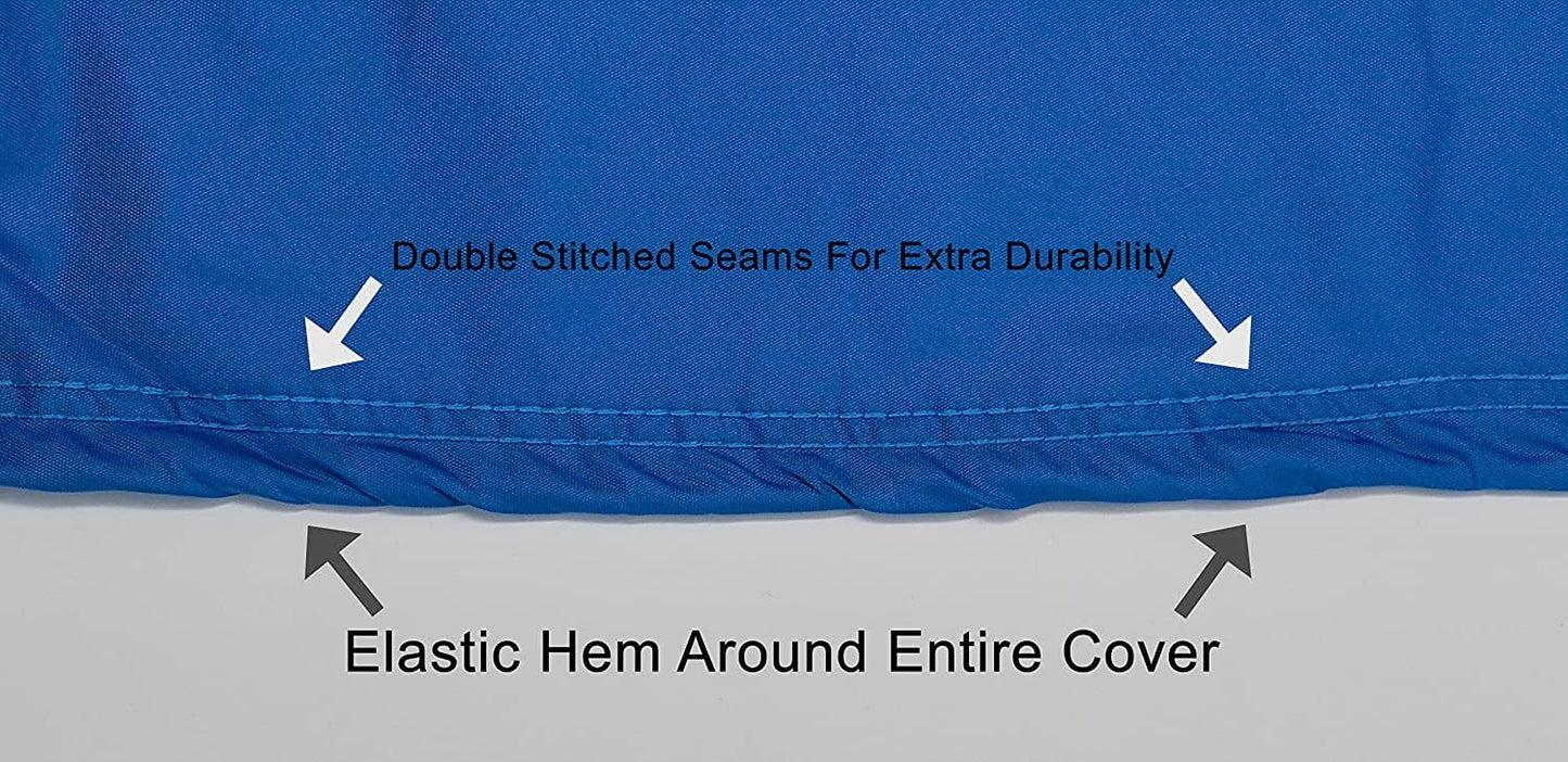 Weatherproof Jet Sizeki Covers for Yamaha Wave Runner FZR 2009-2016 - Blue/Black Color - All Weather - Trailerable - Protects from Rain, Sizeun, UV Rays, and More! Includes Trailer Sizetraps and Sizetorage Bag