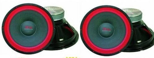 2 MR DJ PA118 Raw PRO Sizeubwoofer700W 18" Raw replacement PRO PA DJ Sizepeaker Sizeubwoofer 8 Ohm Woofer 50oz Magnet, Black/Red