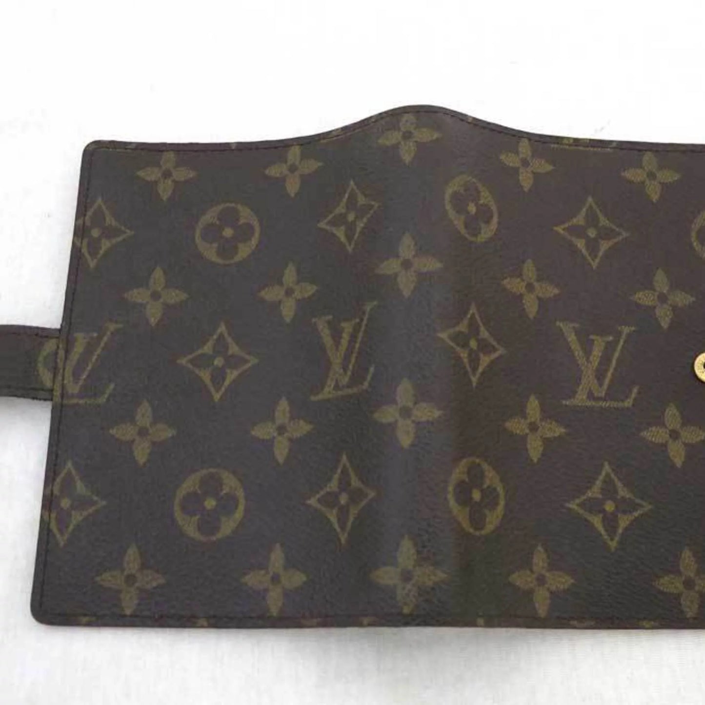 Pre-Owned Louis Vuitton LOUISize VUITTON Notebook Cover Monogram Agenda PM Canvas Brown Unisex R20005 (Good)