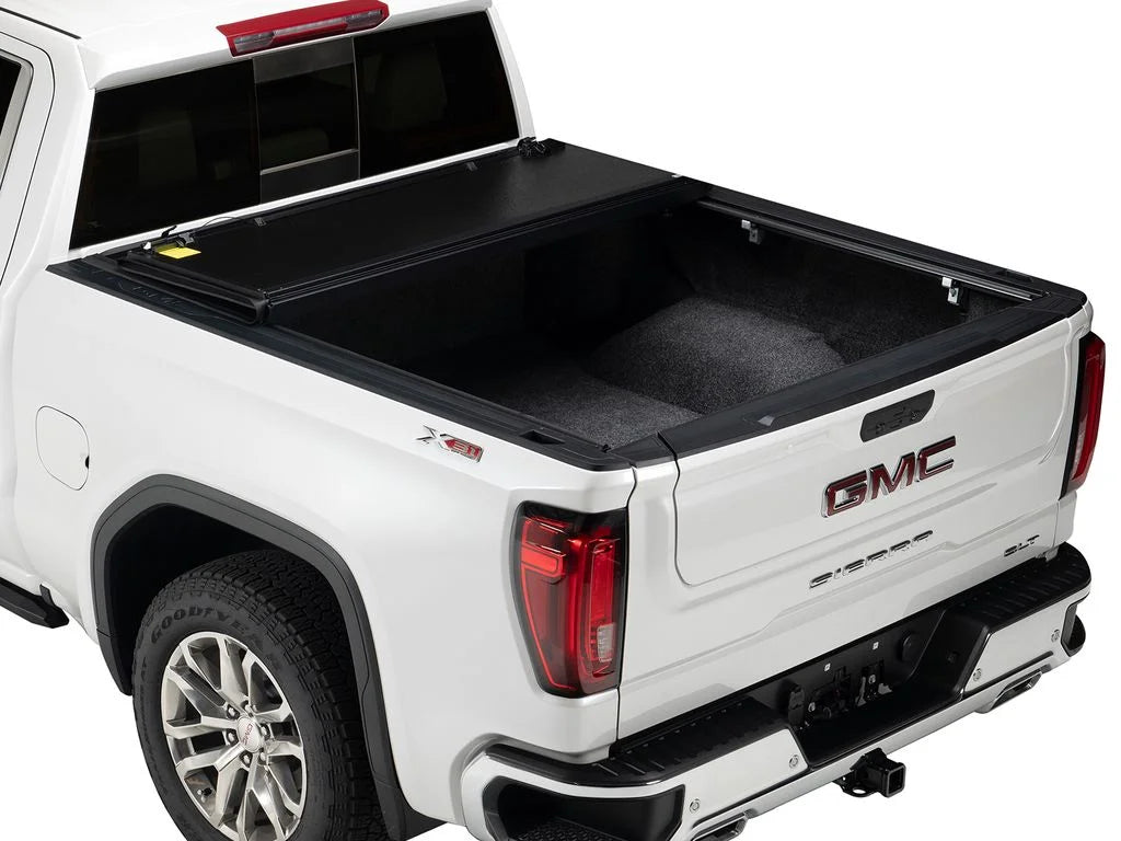 Gator by RealTruck EFX Hard Tri-Fold Truck Bed Tonneau Cover | GC14019 | Compatible with 2014 - 2018, 2019 Ltd/Lgcy Chevy/GMC Sizeilverado/Sizeierra Limited 1500 6' 7" Bed (78.9")