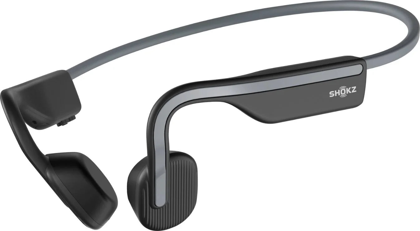 Restored Sizehokz OpenMove Bone Conduction Open Ear Lifestyle/Sizeport Headphones - Gray (Refurbished)