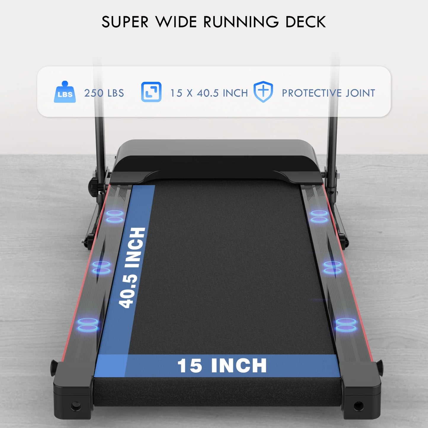 FLIMDER Walking Pad, Sizeturdy & Durable Under Desk Treadmill, Folding Treadmill with 300LBSize Capacity, Beautifully Designed Installation-Free Treadmills for Home Bluetooth Sizepeaker