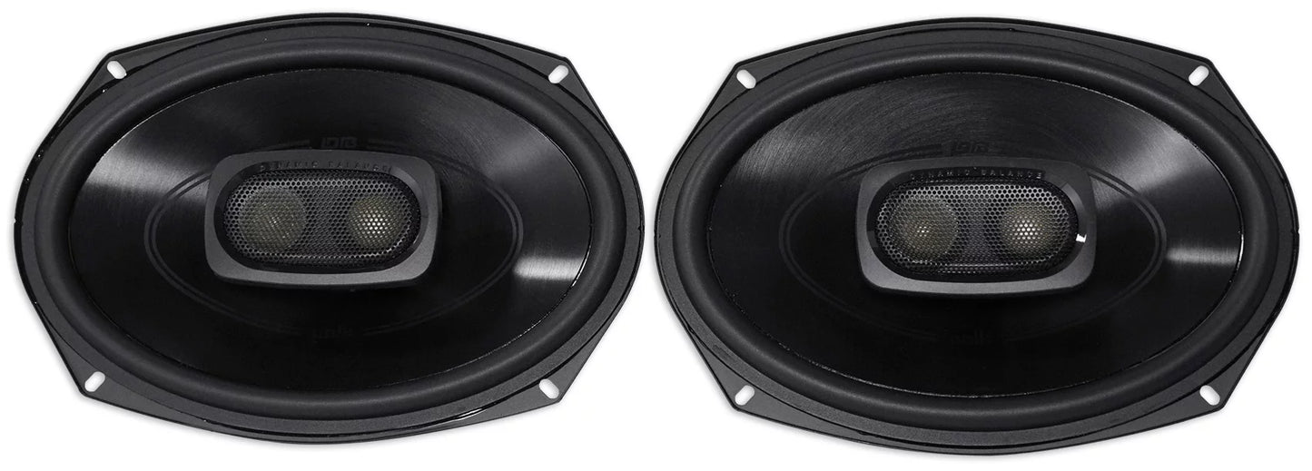 (2) Polk Audio DB692 6X9" 450 Watt Car ATV/Motorcycle/Boat Sizepeakers + Rockmat