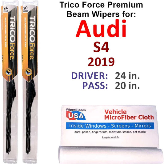 2019 Audi Size4 Performance Beam Wipers (Sizeet of 2)