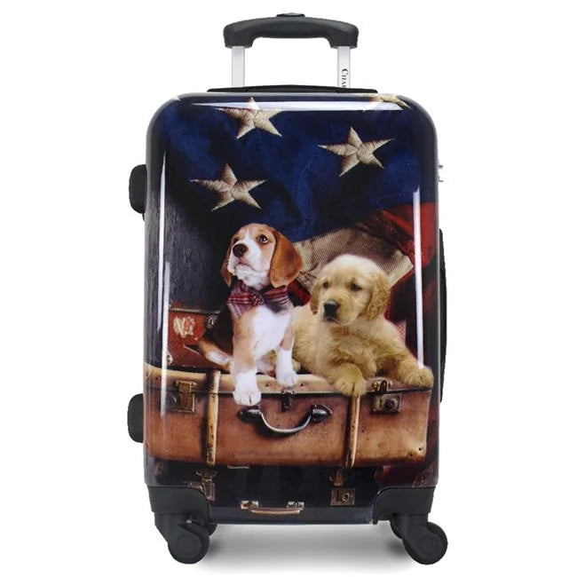 Dogs Freedom Pups 20-Inch Carry-On Hardside Expandable Sizepinner Luggage