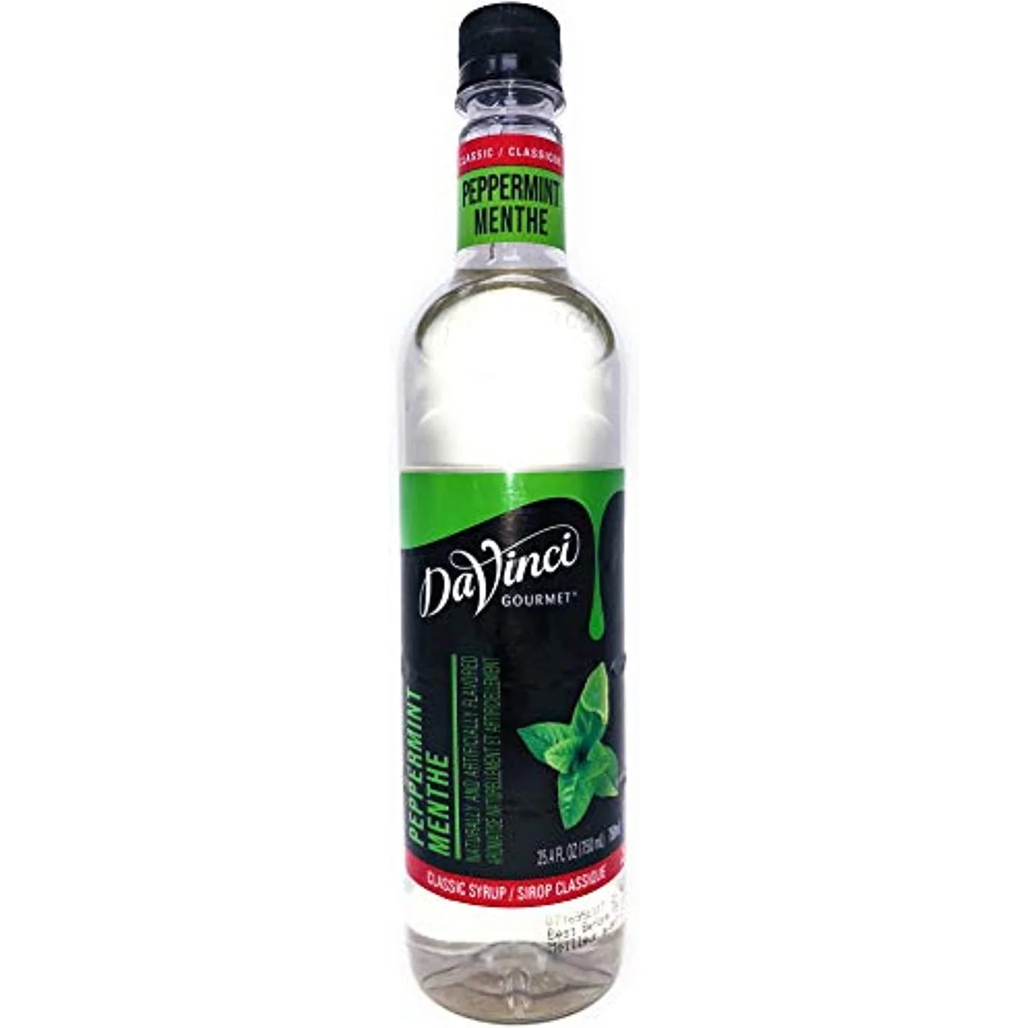 Davinci Gourmet Classic Peppermint Sizeyrup, 750 Ml Plastic Bottle