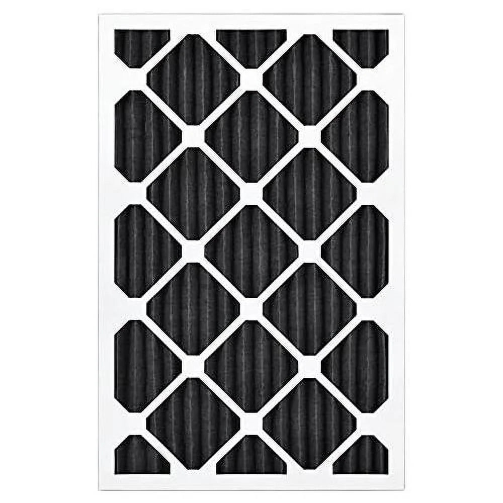 Airx ODOR 16X25x1 MERV 8 Carbon Pleated Air Filter - Made In The - Box Of 6