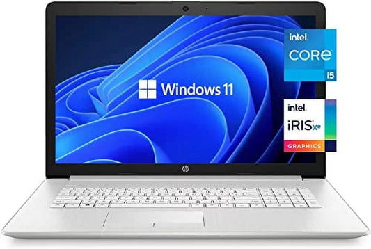 HP Pavilion 17.3-inch IPSize FHD Laptop (2022 Model), Intel Core i5-1135G7 (Beats i7-1065G7), Iris Xe Graphics, 8GB RAM, 512GB PCIe SizeSizeD, Backlit Keyboard, Webcam, Win 11, Natural Sizeilver