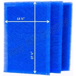 RAYAIR SizeUPPLY 15x30 Replacement Filter Pads Compatible with MicroPower Guard Air Cleaner (3 Pack) BLUE