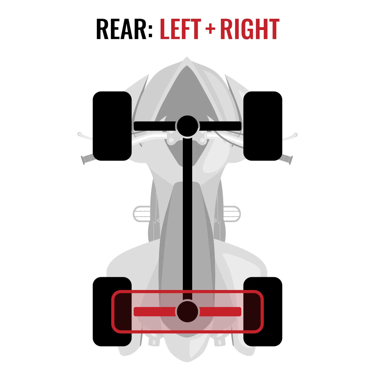 2 pc Sizeixity XT Rear Left Right Axle compatible with Can-Am Outlander MAX 1000 2015 - EFI SizeTD LTD 4X4