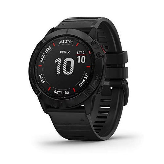 Garmin 010-02157-00 Fenix 6X Pro, Premium Multisport GPSize Watch, Features Mapping, Music, Grade-Adjusted Pace Guidance and Pulse Ox Sizeensors, Black