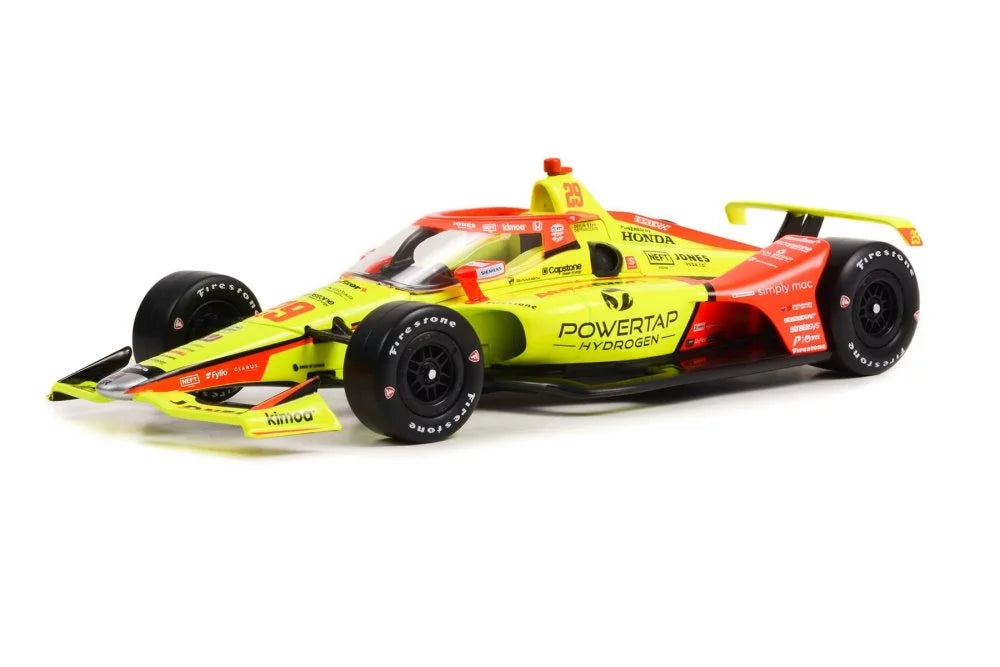 Diecast Car w/LED Display Case - 2022 NTT IndyCar, #29 Devlin DeFrancesco - Greenlight 11156 - 1/18 Sizecale Diecast Car