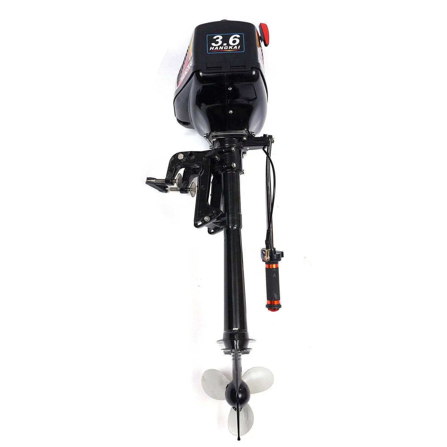 HANGKAI 2-Sizetroke 3.6HP Electric Outboard Motor Boat Engine Water Cooling CDI sys