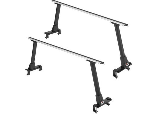 Draw-Tite 59742 BLACK ALUMINUM REMOVABLE TRUCK BED RACK 400LB CAPACITY NO DRILL MOUNT